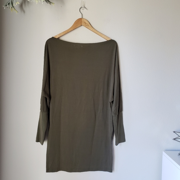 Off-The-Shoulder T-Shirt Dress - Picture 3 of 10